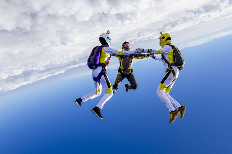 прыжки с парашютом свободное падение